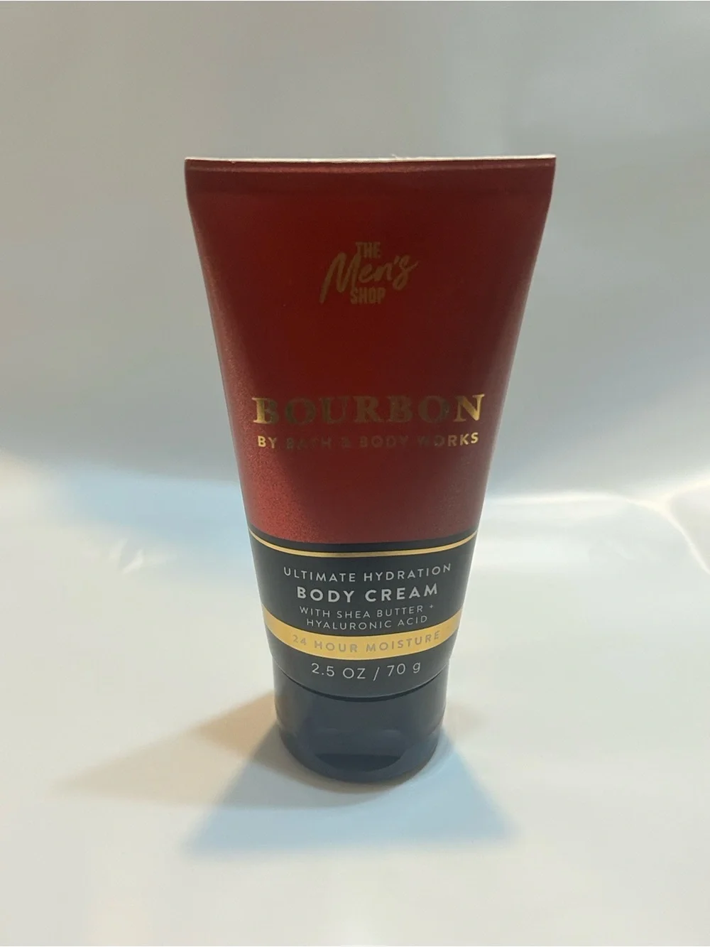 Bath & Body Works Bourbon Red & Black Men's Body Cream